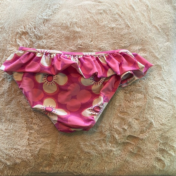 Tea girls three piece swim suit. Bikini and rash guard size 12. - Picture 8 of 9